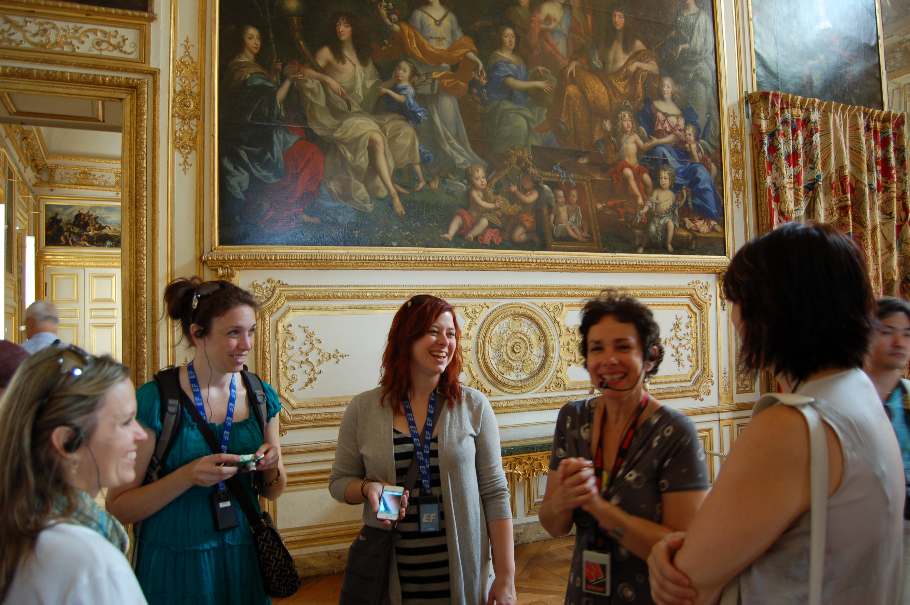 image of Spalding University MFA Students at Versailles during the Summer 2012 residentcy in Paris